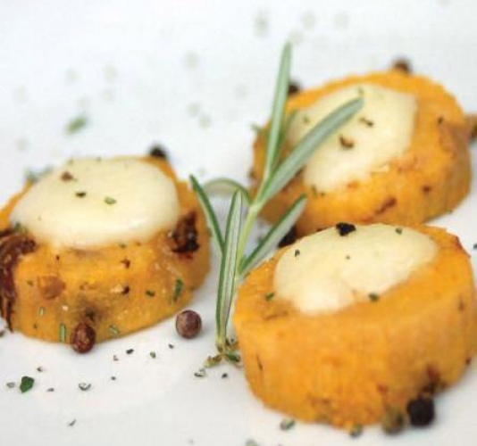 crostini polenta e funghi